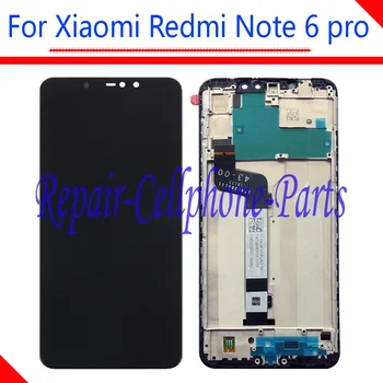 6.26 colių Visiškai LCD Ekranas + Touch Ekranas skaitmeninis keitiklis Asamblėjos + Rėmelis Padengti Xiaomi Redmi 6 Pastaba pro / Redmi Pastaba 6pro