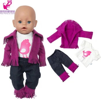 Lėlės Drabužių Baby Doll Tessal Paltai 18 Colių Mergina Lėlės Kaubojus Striukės, Žaislai, Lėlės, Komplektai