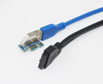 Belaidžio Tinklo Kortelė Priekiniai Antena USB PCI Express 2 Port USB 3.0 Kortelės 5.25