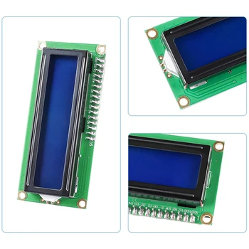 LCD1602 LCD2004 Modulis Mėlyna Žalia Ekranas 16x2 20X4 Simbolių LCD Ekranas Modulis HD44780 Valdytojas mėlyna juoda šviesos