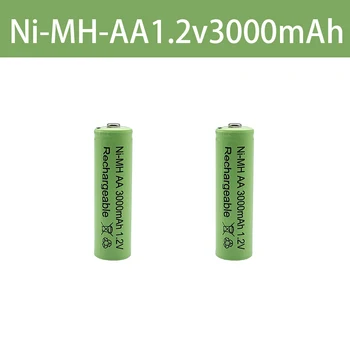 1,2V3000 mAh NI-MH AA Pre-cargado bateras recargables NI-MH recargable AA batera para juguetes micrfono de cmara įkroviklis+baterijos
