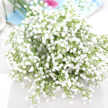 Zerolife 1Pc Gypsophila Dirbtinės Gėlės Baltos Aukštos Kokybės Kūdikių Kvėpavimas Netikrą Gėlių Puokštė Namų Vestuvių Dekoravimas Rudenį
