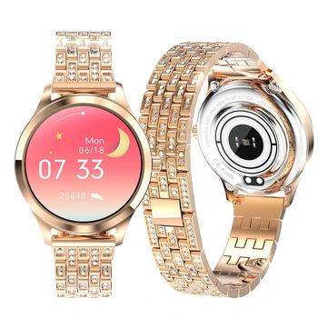 FEOOE Smart Watch Moterų Diamond Dirželis 