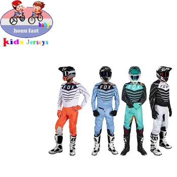 Vaikai off-road ATV lenktynių T-shirt ESU RF dviračių, dviračių nuoma fxo kalnų jersey motociklo jersey Motokroso MTB DH MX jersey