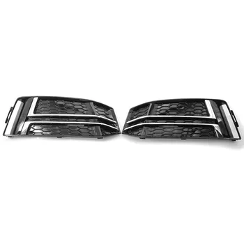 Priešrūkinis Žibintas Grotelės Unikalus Bamperio Apatinė Dalis Nešiojamųjų Automobilių papuošimai Audi A4 S4 B9 S-Line 16-18 Kairėn, Dešinėn