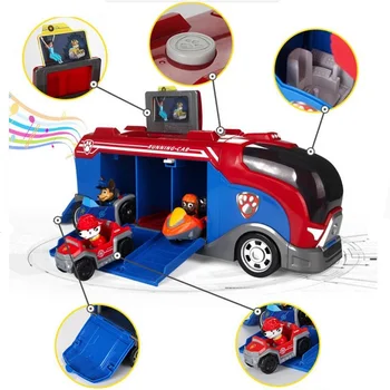 Šuo Valtis Observatorija Žaislai, Plastikiniai Playset Patrulla Canina Žaislas Su Balso Veiksmų Skaičiai Modelio Vaikų Žaislas