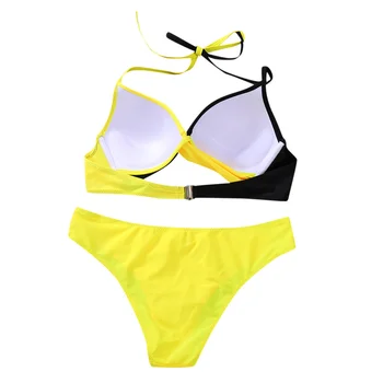 2021 Moterų Tvarstis Bikini Komplektas, Push-up Brazilijos maudymosi Kostiumėliai, Bikini, Mujer Plius Dydis maudymosi kostiumėlį, Moteriški
