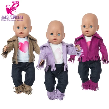 Lėlės Drabužių Baby Doll Tessal Paltai 18 Colių Mergina Lėlės Kaubojus Striukės, Žaislai, Lėlės, Komplektai