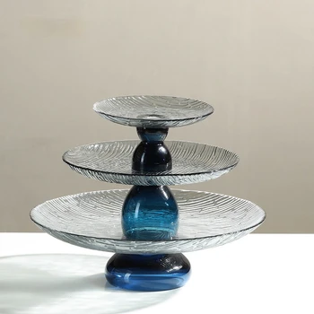 Kūrybos stiklo vaisių dubuo paprasta papuošalai namų gyvenamojo kambario, valgomojo stalas, kavos staliukas internete celebrity baseino minkštas papuošalai