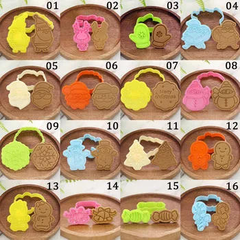 1 Vnt Antspaudas Sausainių Pelėsių 3D Cookie Cutter Konditerijos Dekoravimo 