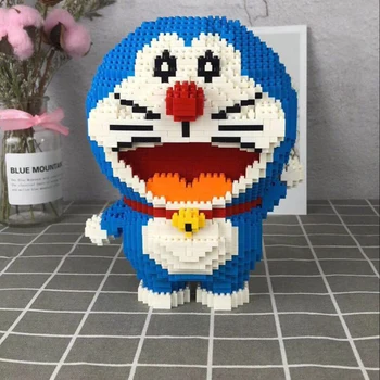 2470pcs Mėlyna Gyvūnų Augintinių Robotas Anime ir Animacinių filmų Doraemon Katė Riebalų Modelis 