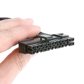 Aukštos Kokybės 24-pin, Dual PSU Maitinimo Kabelis Patvarus ATX Motininę Plokštę Jungties Laido PC Compater