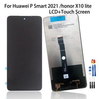 Originalą Huawei Honor 10X lite X10 lite DNN-LX9 Y7A LCD Ekranas Jutiklinis Ekranas skaitmeninis keitiklis Skirtas Huawei P Smart 2021 LCD Ekranas