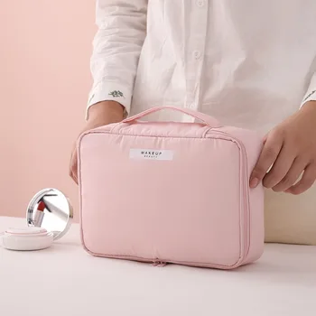 Naujas ponios mados kosmetikos krepšys nailono kosmetikos krepšys kelionių saugojimo krepšys, tualetinis krepšys nešiojamų kosmetikos krepšys kosmetologė saugojimo krepšys