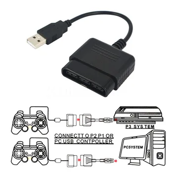 Konvertuoti Adapteriai PS 2 Gamepad PS3/PC Konsolės Konverteris, Skirtas PS2 Controller prie PS3/PC Sistema