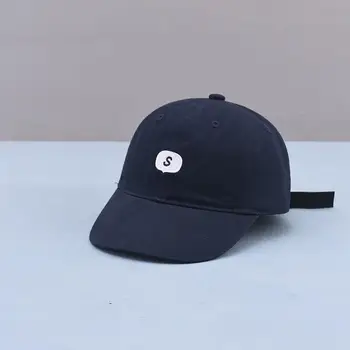 LDSLYJR 2021 naują stilių S raidę, siuvinėjimas medvilnės Casquette Beisbolo kepuraitę Reguliuojamas Snapback Skrybėlės vaikas berniukas ir mergaitė 85