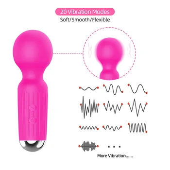 Galingas Mini AV Vibratorius Magic Makšties Lazdelės Klitorio Stimuliatorius Vibratoriai Suaugusiųjų Sekso Žaislai Moterims, G Taškinio Masažo Sekso Parduotuvė