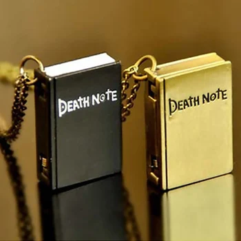 2018 Unikalus Death Note Book Kvarco Kišenėje Žiūrėti Pakabukas Karoliai Derliaus Dovana Relogio Masculino Kišenėje Žiūrėti Montre EA