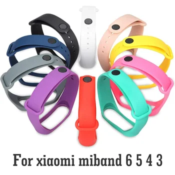 Dirželis Xiaomi Mi Juosta 6 apyrankę Sporto silikono laikrodžių apyrankės Miband band6 band4 wriststrap Už Xiaomi mi band 3 4 5 dirželis