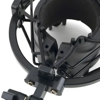 Kokybės Universalus 3KG Pakenčiamas Apkrovos Mic Mikrofonas Shock Mount Įrašą Turėtojas Stovėti Radijo Studijos Garso Įrašymo Laikiklis Juodas Prof