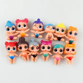 12pcs Originali LOL staigmena lėlės Originalus lols lėlės staigmena veiksmų žaislai, lėlės mergaitės 