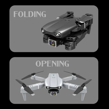 2021 Naujas HJ97 Mini Drone 4K Profesinės HD Dual Camera 1080P Wifi Drone FPV Quadcopter RC Sraigtasparnio Žaislas Plaukioja 18 Minučių