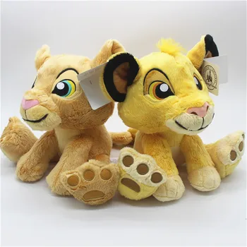 1piece 28cm Lion King simba ir Nana Įdaryti Žaislas gimtadienio dovana lėlės, pliušiniai žaislai