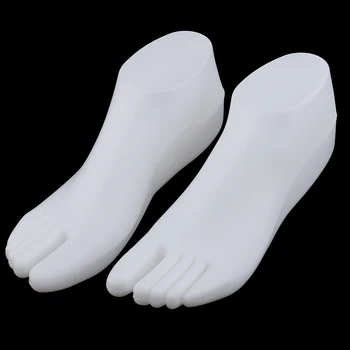 1Pair Plastiko Moterų Pėdų Manekenas Koja Thong Sandalas Batų, Kojinių Modelį Ekranas