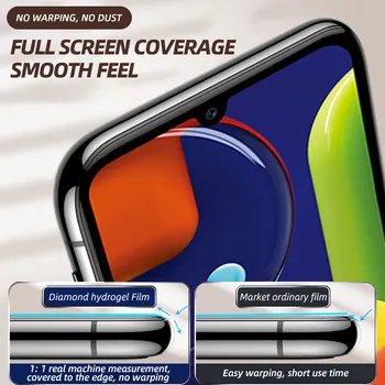 9D Visą Hidrogelio Plėvelės Samsung Galaxy A10 A20 A30 A40 A50 A60 A70 Screen Protector A80 A90 M10 M20 M30 M40 Saugos Glas Filmas