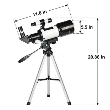 20mm Refraktoriumi Mount Teleskopas Su Trikoju Finder taikymo Sritis Skirta Pradedantiesiems Astronomijos Vietos Mėnulio Žiūrėti Aukštos raiškos Monokuliariniai