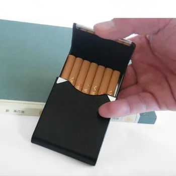 Aliuminio Cigarų, Cigarečių Atveju Tabako Savininko Kišenėje Lauke Talpykla iš Nerūdijančio Plieno PU Kortelės Rūkymo Atveju, Priedai