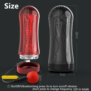 Vyrų Masturbator puodelis su 10 greičio vibracija, Kamuolys, sex parduotuvė, sekso fantazijos stimuliacija vyras žaislai, Dulkių čiulpti kišenėje pūlingas žaislas